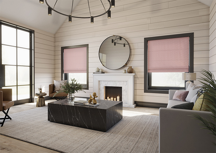 Emily Bond Jaipur, Raspberry - Roman Blind - Image 6